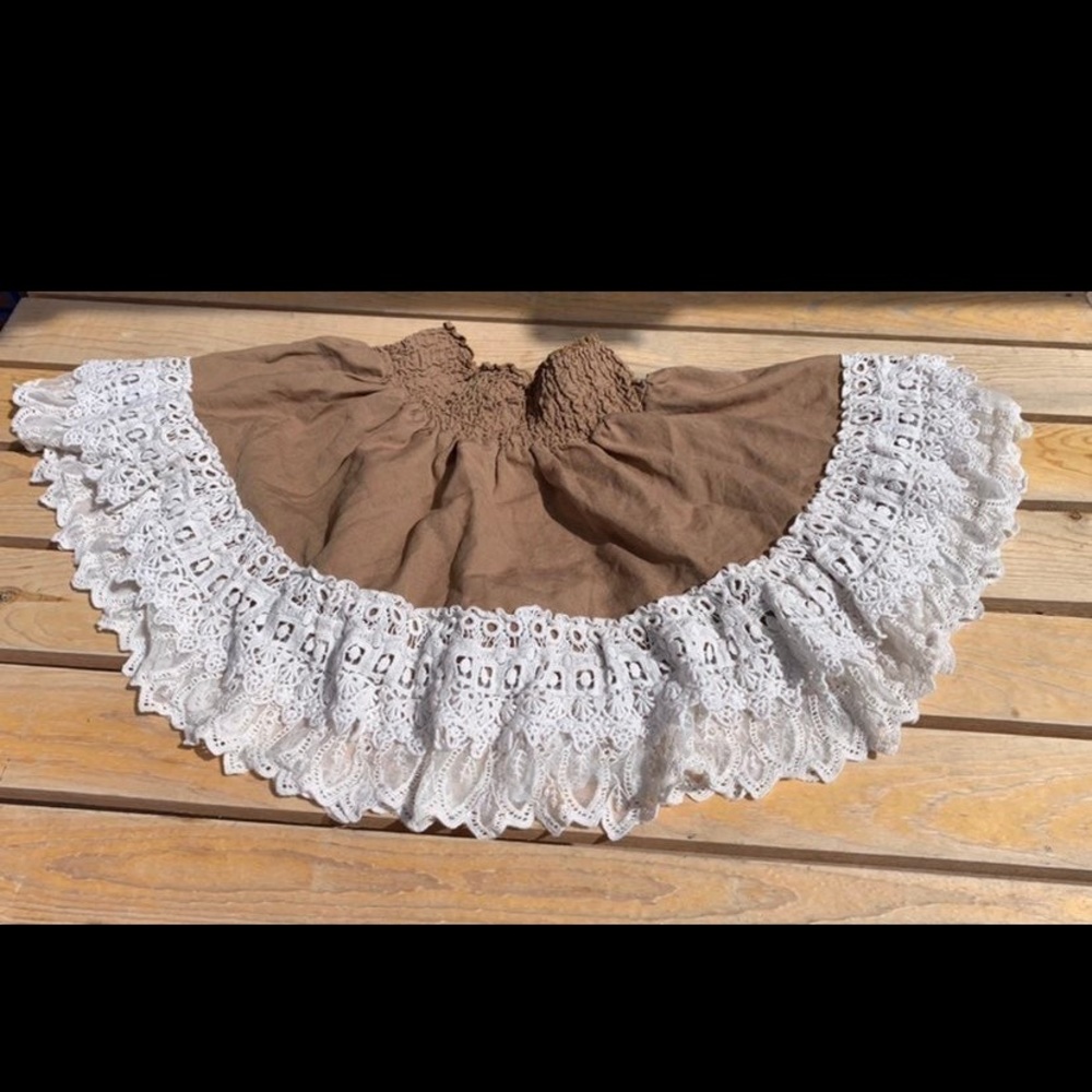 Jak & Peppar Lace tube top skirt sz 16